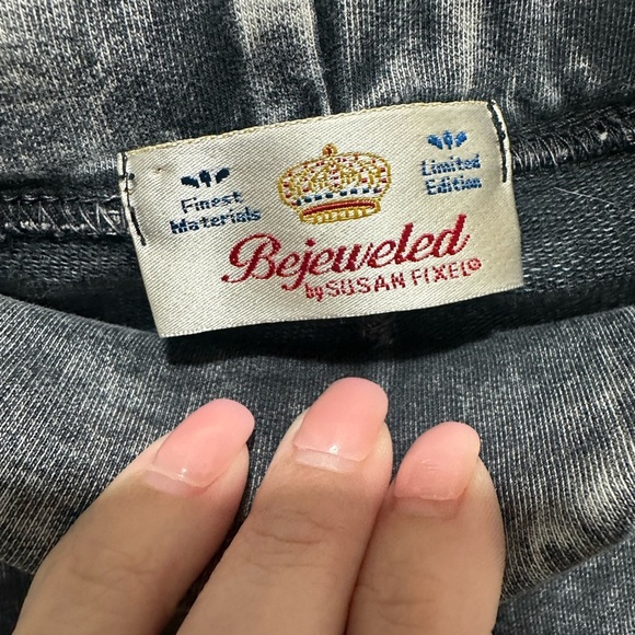 Y2K Bejeweled by Susan Fixel 2000s Flare Pants size Med. EUC - Picture 3 of 5